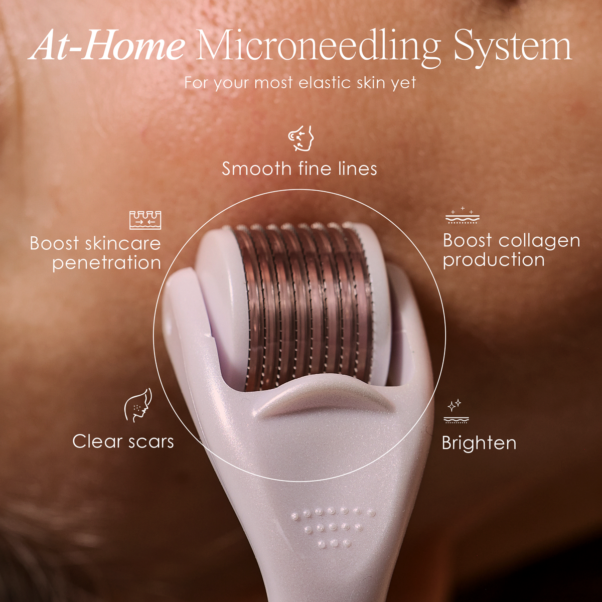 The Derma Roller | 540 Titanium Microneedle Facial Tool