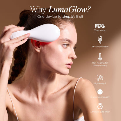 LumaGlow Red & Blue | LED Light Therapy Wand