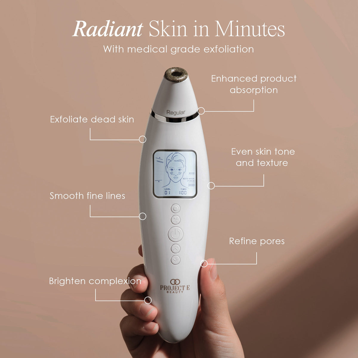Reinvo | Facial Microdermabrasion Wand