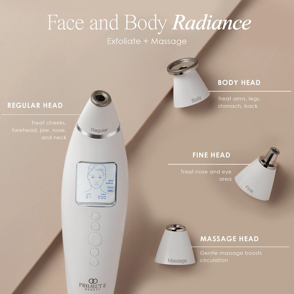 Reinvo | Facial Microdermabrasion Wand