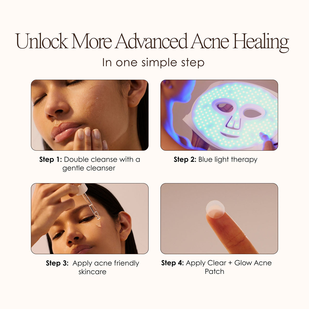 Clear + Glow Acne Patches (72 pcs)